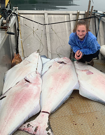 A superb halibut catch!